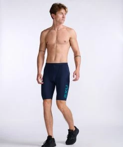 2XU - Aero Tri Short - Men's - Midnight/Jade - 2023 27 2XU - Aero Tri Short - Men's - Midnight/Jade - 2023 -ZONE3 shop MT6430b MDN JDE 14 07531.1666343146