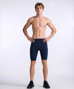 2XU - Aero Tri Short - Men's - Midnight/Jade - 2023 25 2XU - Aero Tri Short - Men's - Midnight/Jade - 2023 -ZONE3 shop MT6430b MDN JDE 15 99612.1666343146
