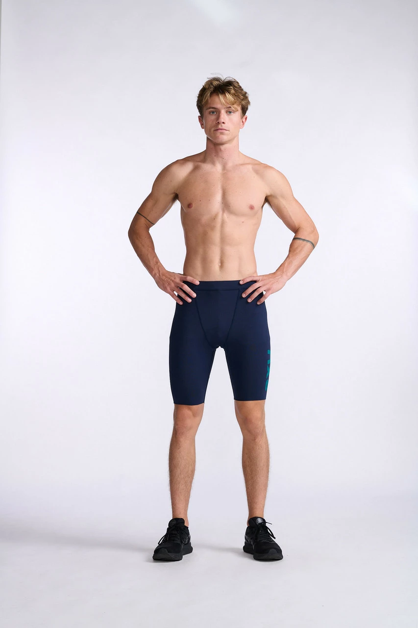2XU - Aero Tri Short - Men's - Midnight/Jade - 2023 5 2XU - Aero Tri Short - Men's - Midnight/Jade - 2023 - Image 5