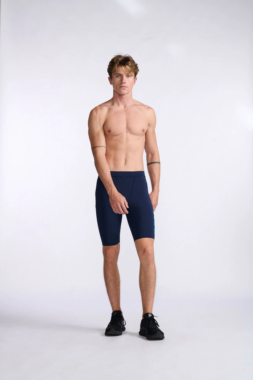 2XU - Aero Tri Short - Men's - Midnight/Jade - 2023 17 2XU - Aero Tri Short - Men's - Midnight/Jade - 2023 - Image 17