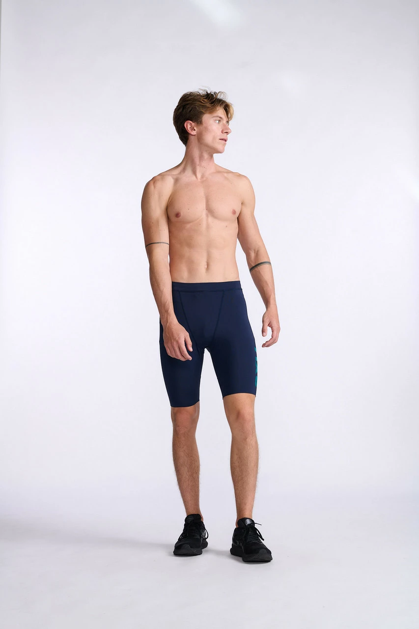 2XU - Aero Tri Short - Men's - Midnight/Jade - 2023 6 2XU - Aero Tri Short - Men's - Midnight/Jade - 2023 - Image 6