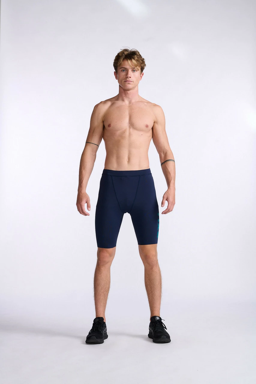 2XU - Aero Tri Short - Men's - Midnight/Jade - 2023 8 2XU - Aero Tri Short - Men's - Midnight/Jade - 2023 - Image 8