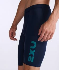 2XU - Aero Tri Short - Men's - Midnight/Jade - 2023