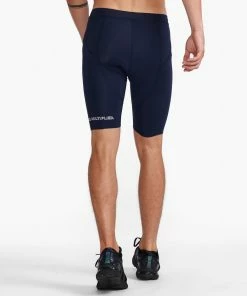 2XU - Aero 9 Inch Tri Short - Men's - Midnight/Turmeric -ZONE3 shop MT6430b MDN TUR 09 62682.1652774088