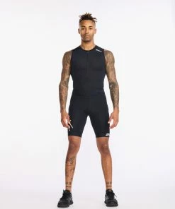2XU - Core Tri Short - Men's - Black/Sulphur