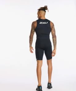 2XU - Core Trisuit - Men's - Black/White - 2023 -ZONE3 shop MT6437d BLK WHT 07 56496.1666359096