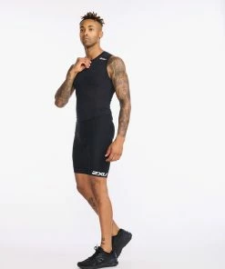 2XU - Core Trisuit - Men's - Black/White - 2023 -ZONE3 shop MT6437d BLK WHT 14 91414.1666359096
