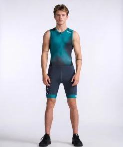 2XU - Core Trisuit - Men's - India Ink/White - 2023