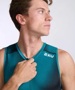 2XU - Core Trisuit - Men's - India Ink/White - 2023 25 2XU - Core Trisuit - Men's - India Ink/White - 2023 -ZONE3 shop MT6437d IDK WHT 18 87379.1666343298