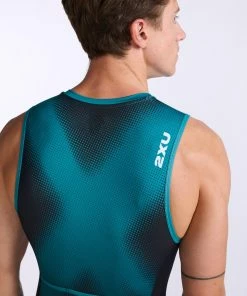 2XU - Core Trisuit - Men's - India Ink/White - 2023 44 2XU - Core Trisuit - Men's - India Ink/White - 2023 -ZONE3 shop MT6437d IDK WHT 21 37156.1666343137