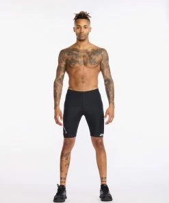 Front Page 25 2XU - Core Tri Short - Men's - Black/White - 2023