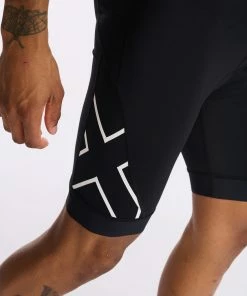 2XU - Core Tri Short - Men's - Black/White - 2023 31 2XU - Core Tri Short - Men's - Black/White - 2023 -ZONE3 shop MT6439b BLK WHT 15 94643.1651831106