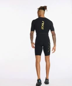 2XU - Light Speed Tech Sleeved Trisuit - Men's - Black/Gold - 2023 46 2XU - Light Speed Tech Sleeved Trisuit - Men's - Black/Gold - 2023 -ZONE3 shop MT6633d BLK GLD 07 90397.1653898730