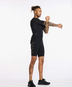 2XU - Light Speed Tech Sleeved Trisuit - Men's - Black/Gold - 2023 52 2XU - Light Speed Tech Sleeved Trisuit - Men's - Black/Gold - 2023 -ZONE3 shop MT6633d BLK GLD 10 1 32379.1653898730