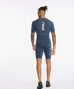 2XU - Light Speed Tech Sleeved Trisuit - Men's - Outerspace/White - 2023 26 2XU - Light Speed Tech Sleeved Trisuit - Men's - Outerspace/White - 2023 -ZONE3 shop MT6633d OUT WHT 07 12226.1653898747