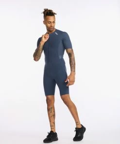 2XU - Light Speed Tech Sleeved Trisuit - Men's - Outerspace/White - 2023 28 2XU - Light Speed Tech Sleeved Trisuit - Men's - Outerspace/White - 2023 -ZONE3 shop MT6633d OUT WHT 14 65081.1653898747