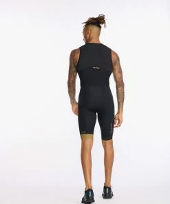 2XU - Light Speed Front Zip Trisuit - Men's - Black/Gold - 2023 21 2XU - Light Speed Front Zip Trisuit - Men's - Black/Gold - 2023 -ZONE3 shop MT6660d BLK GLD 07 03038.1662375663