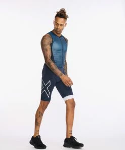 2XU - Light Speed Front Zip Trisuit - Men's - Outerspace/White 26 2XU - Light Speed Front Zip Trisuit - Men's - Outerspace/White -ZONE3 shop MT6660d OUT WHT 12 99903.1652689604