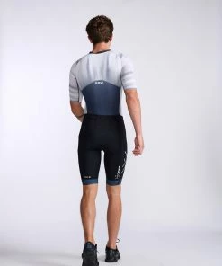 2XU - Light Speed Sleeved Trisuit - Men's - Midnight/White - 2023 -ZONE3 shop MT7019d MDN WHT 07 86924.1666343084