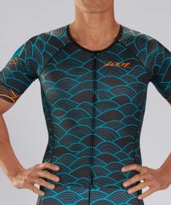 Zoot - LTD Tri Aero Short Sleeve Jersey - Men's - * -ZONE3 shop M ALOHA Tri SS Jersey FRONT 08086.1664370667