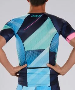 Zoot - LTD Tri Aero Short Sleeve Jersey - Men's - * -ZONE3 shop M CALI Tri SS Jersey BACK 55231.1664370667