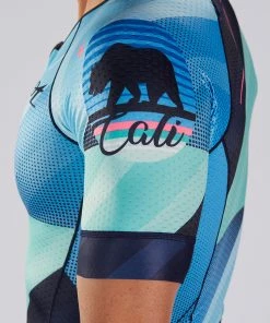 Zoot - LTD Tri Aero Short Sleeve Jersey - Men's - * -ZONE3 shop M CALI Tri SS Jersey DETAIL2 39075.1664370667