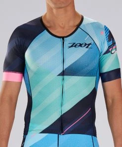 Zoot - LTD Tri Aero Short Sleeve Jersey - Men's - * -ZONE3 shop M CALI Tri SS Jersey FRONT 33278.1664370667