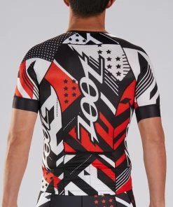 Zoot - LTD Tri Aero Short Sleeve Jersey - Men's - * -ZONE3 shop M TEAM Tri SS Jersey BACK 31757.1664370667