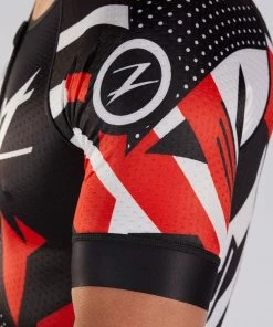 Zoot - LTD Tri Aero Short Sleeve Jersey - Men's - * -ZONE3 shop M TEAM Tri SS Jersey DETAIL3 45001.1664370667