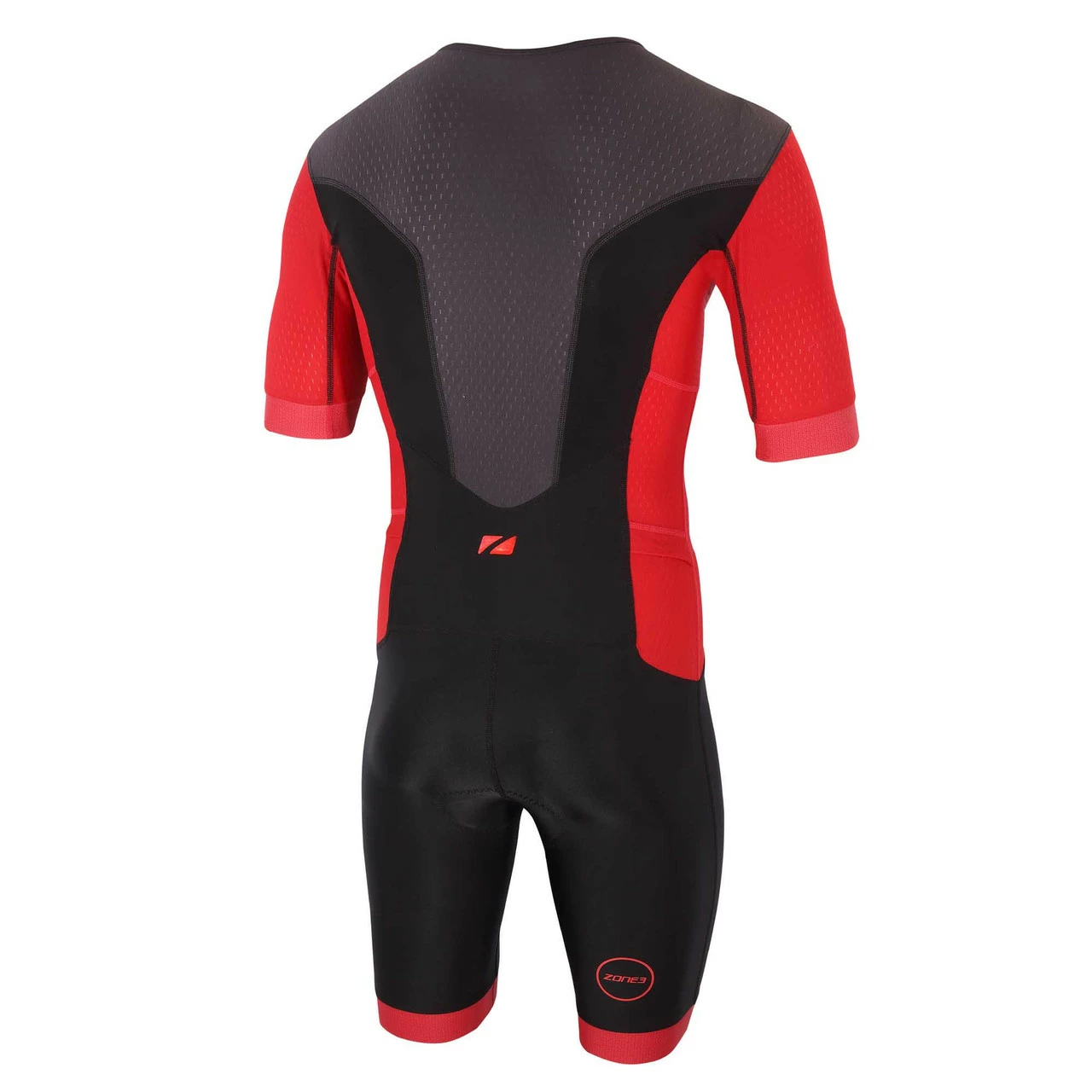 Zone 3 Zone3 - Aquaflo+ Short Sleeve Full Zip Trisuit - Men's 2 Zone 3 Zone3 - Aquaflo+ Short Sleeve Full Zip Trisuit - Men's - Image 2