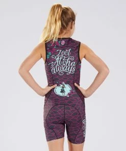 Zoot - Protege Tri Racesuit - Children's -ZONE3 shop PROTEGE ALOHA Girls Tri Racesuit BACK 57180.1664811582