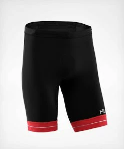 Front Page 27 HUUB - RaceLine Men's Tri Shorts - Black/Red