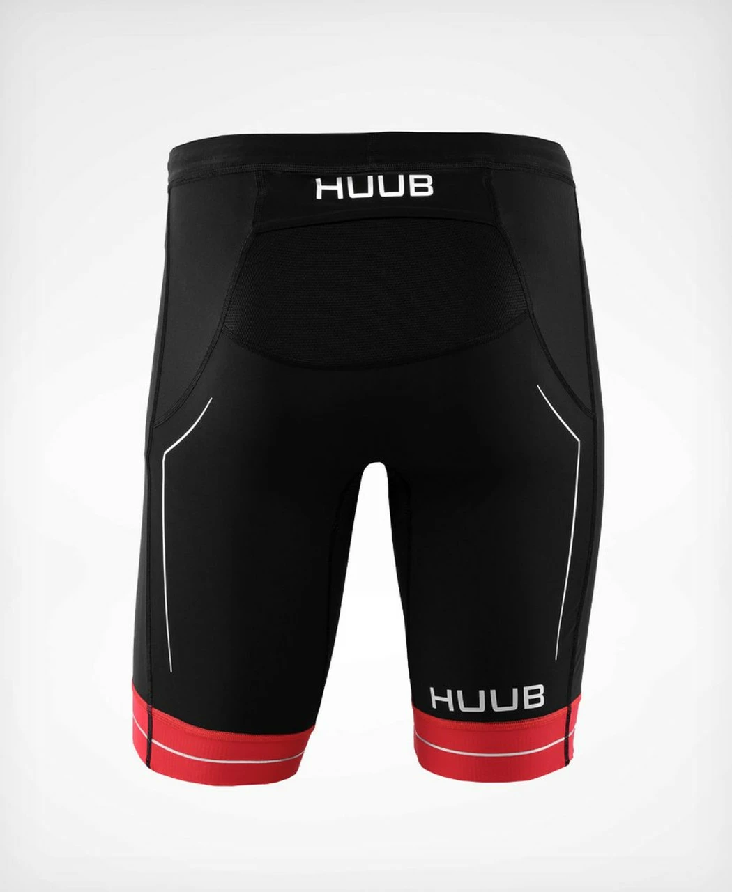 HUUB - RaceLine Men's Tri Shorts - Black/Red 2 HUUB - RaceLine Men's Tri Shorts - Black/Red - Image 2