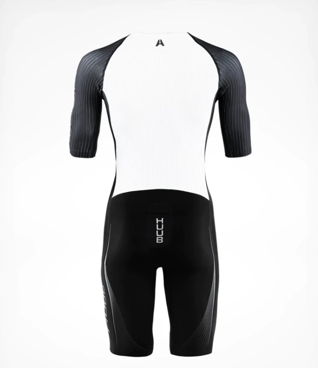 HUUB - Anemoi Aero + Bonded Trisuit - Men's - Black/White 2 HUUB - Anemoi Aero + Bonded Trisuit - Men's - Black/White - Image 2