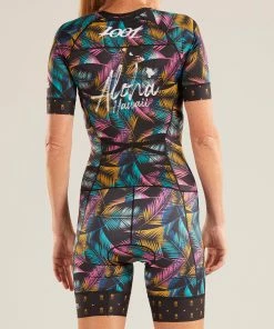 Zoot - LTD Tri Aero Short Sleeve Race Suit - Ali'i - Women's -ZONE3 shop WLTDALIITriSSAeroSuitBack 2 50414.1567069224