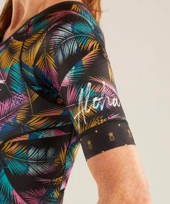 Zoot - LTD Tri Aero Short Sleeve Race Suit - Ali'i - Women's -ZONE3 shop WLTDALIITriSSAeroSuitDetail2 2 42749.1567069239
