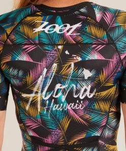 Zoot - LTD Tri Aero Short Sleeve Race Suit - Ali'i - Women's -ZONE3 shop WLTDALIITriSSAeroSuitDetail3 2 55572.1567069241