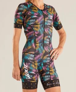 Zoot - LTD Tri Aero Short Sleeve Race Suit - Ali'i - Women's