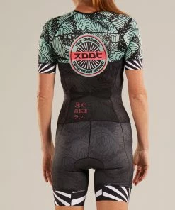 Zoot - LTD Tri Aero Short Sleeve Race Suit - Tokyo White Rays - Women's -ZONE3 shop WLTDTokyoTriSSAeroSuitBack 3 53774.1567071124
