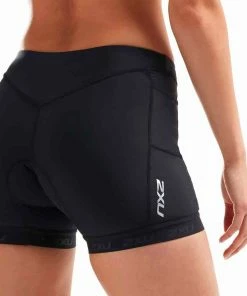 2XU - Active Tri 4.5" Shorts - Women's -ZONE3 shop WT4867b BLK BLK 04 squashed 58569.1619529680