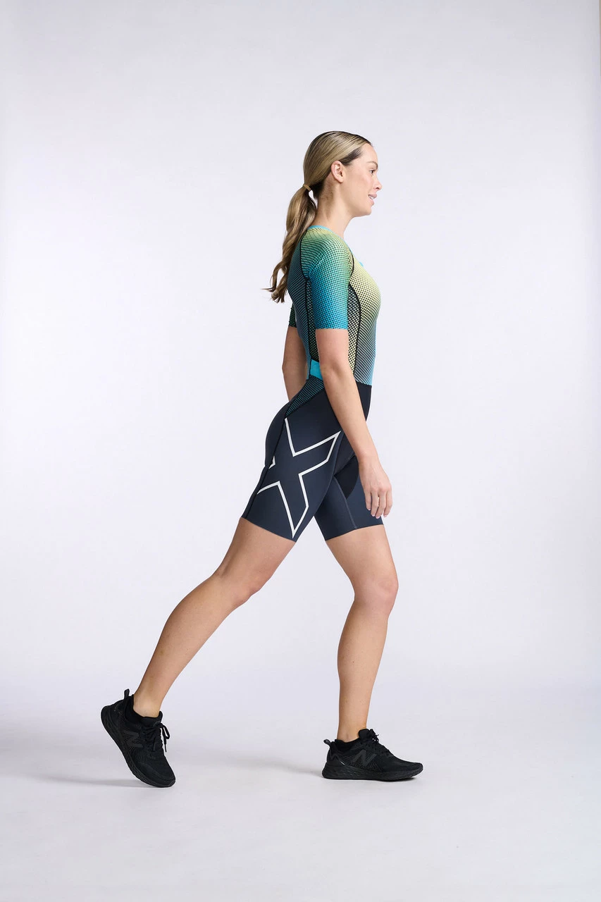 2XU - Aero Sleeved Trisuit - Women's - India Ink/White - 2023 21 2XU - Aero Sleeved Trisuit - Women's - India Ink/White - 2023 - Image 21