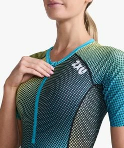 2XU - Aero Sleeved Trisuit - Women's - India Ink/White - 2023 62 2XU - Aero Sleeved Trisuit - Women's - India Ink/White - 2023 -ZONE3 shop WT6431d IDK WHT 21 1 06079.1666344705