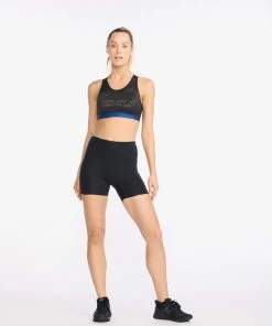 2XU - Aero Tri Crop - Women's - Black/White - 2023 25 2XU - Aero Tri Crop - Women's - Black/White - 2023 -ZONE3 shop WT6434a BLK WHT 02 98424.1653898811