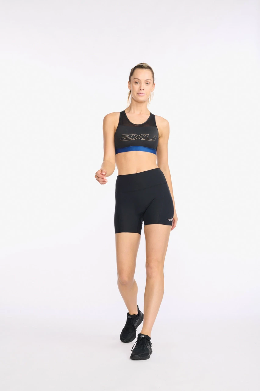 2XU - Aero Tri Crop - Women's - Black/White - 2023 1 2XU - Aero Tri Crop - Women's - Black/White - 2023