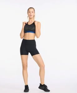 2XU - Aero Tri Crop - Women's - Black/White - 2023 30 2XU - Aero Tri Crop - Women's - Black/White - 2023 -ZONE3 shop WT6434a BLK WHT 14 36342.1653898811