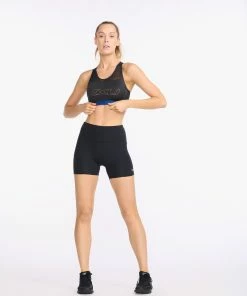 2XU - Aero Tri Crop - Women's - Black/White - 2023 37 2XU - Aero Tri Crop - Women's - Black/White - 2023 -ZONE3 shop WT6434a BLK WHT 18 95211.1653898811