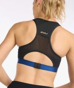 2XU - Aero Tri Crop - Women's - Black/White - 2023 44 2XU - Aero Tri Crop - Women's - Black/White - 2023 -ZONE3 shop WT6434a BLK WHT 22 37920.1653898811