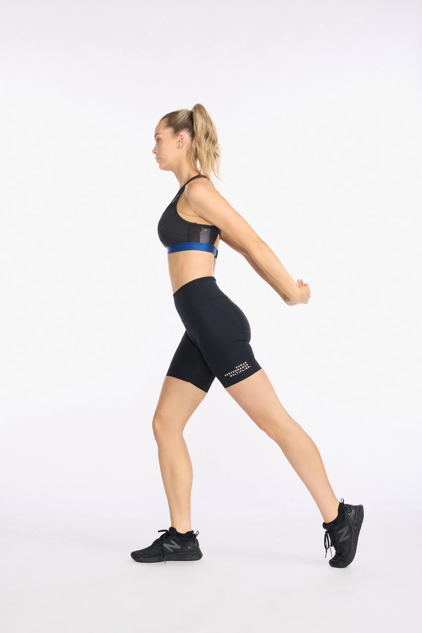 2XU - Aero 7 Inch Tri Short - Women's - Black/Peach Whip 4 2XU - Aero 7 Inch Tri Short - Women's - Black/Peach Whip - Image 4