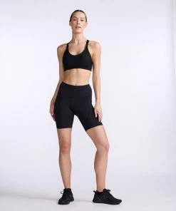 2XU - Aero Tri Short - Women's - Black/White - 2023 -ZONE3 shop WT6435b BLK WHT 02 14433.1666344417