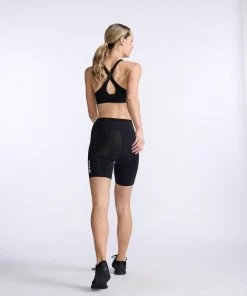 2XU - Aero Tri Short - Women's - Black/White - 2023 -ZONE3 shop WT6435b BLK WHT 10 66131.1666344417
